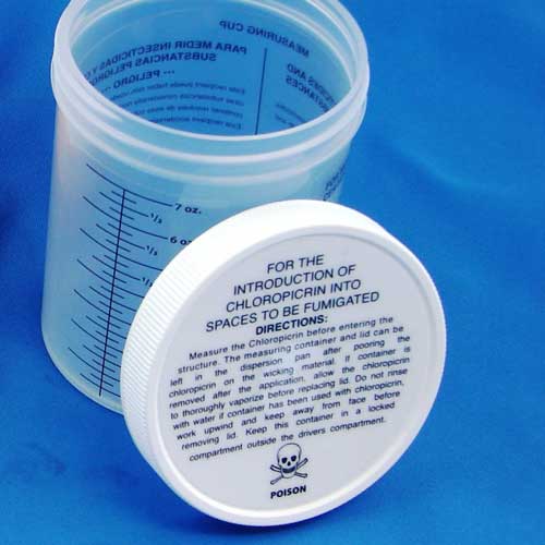 Chloropicrin Application Measuring Cups